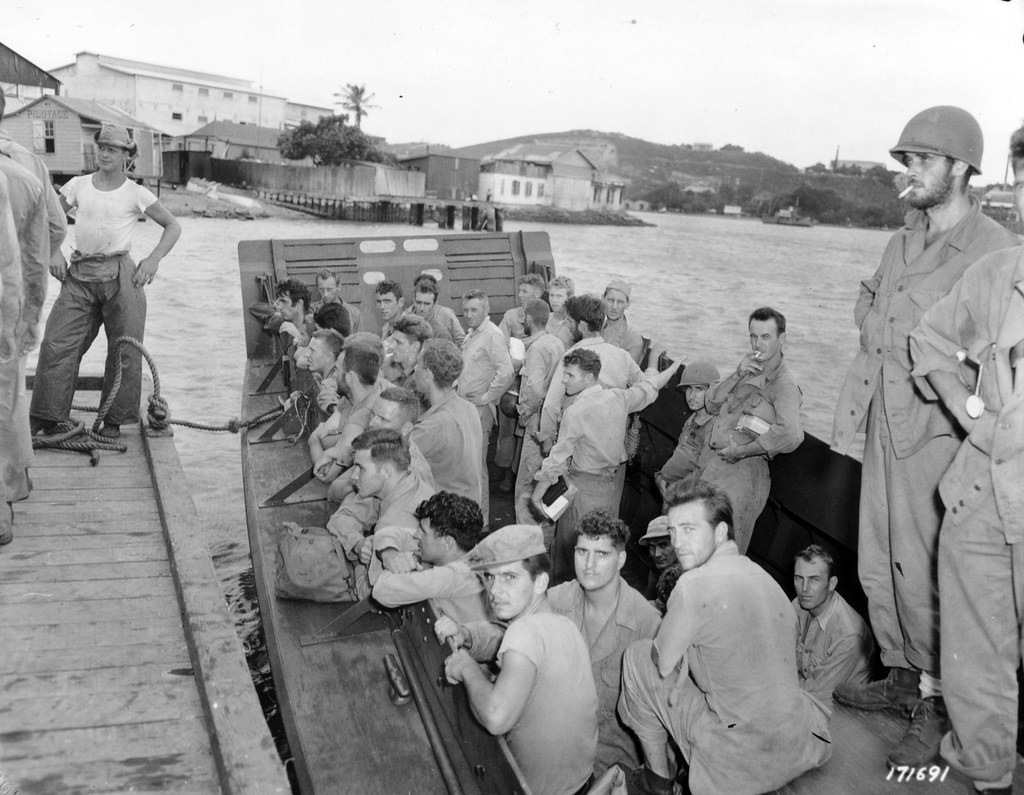 SC 171639 - First Island Command, New Caledonia. Ambulatory patients wounded in action in — illustrating Ambulatory Electroencephalogram Care